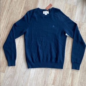 Original Penguin Waffle Cotton Sweater Size S NWT